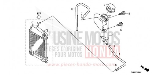 RESERVE TANK NHX110WHA de 2010